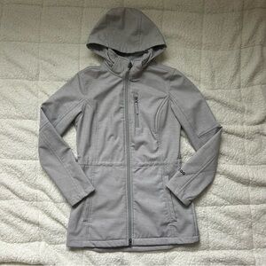 Tattoo from Eclipse - Gray Hooded Winter Jacket with Water-Resistant Finish